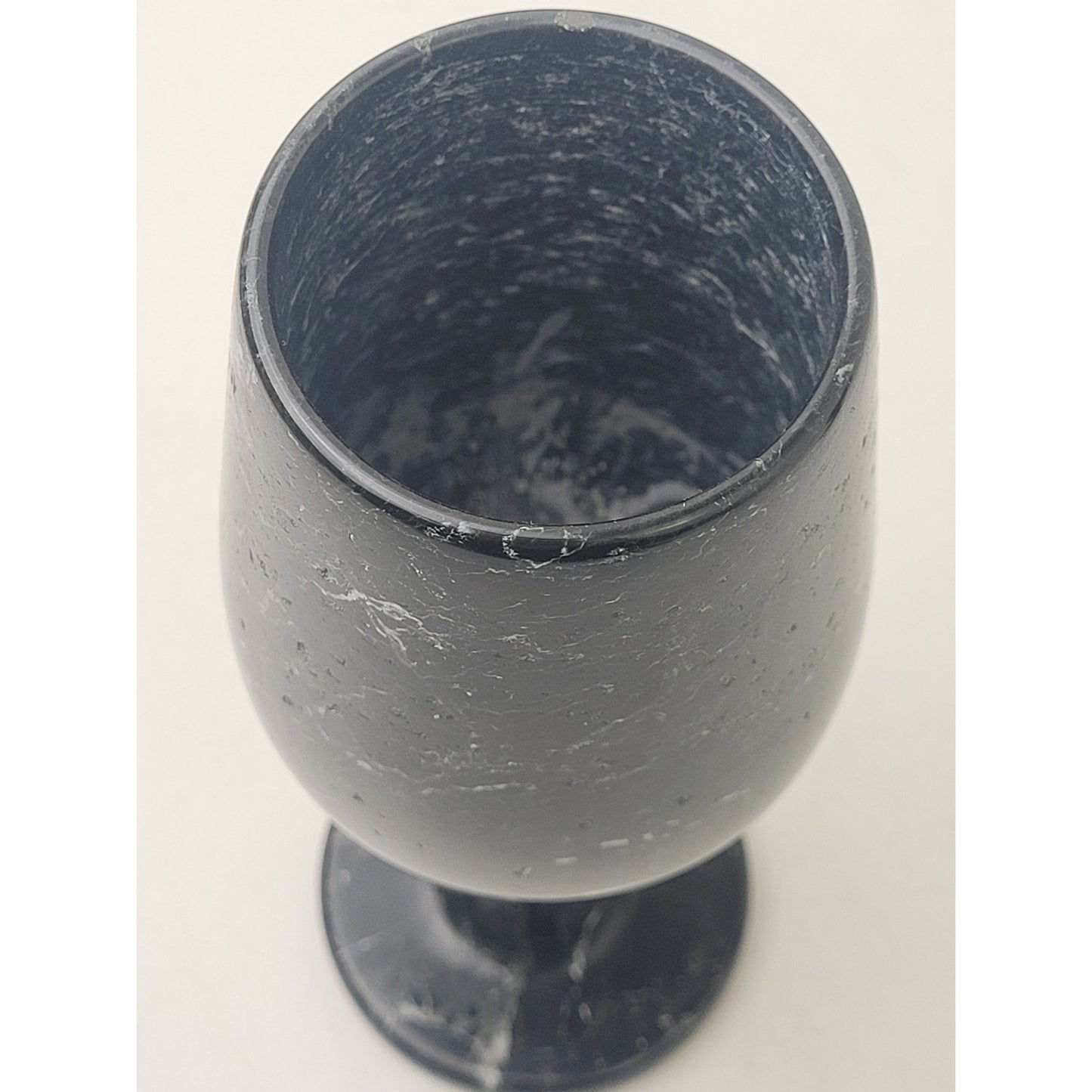 Onyx Goblets Black Marble Wine Glasses
