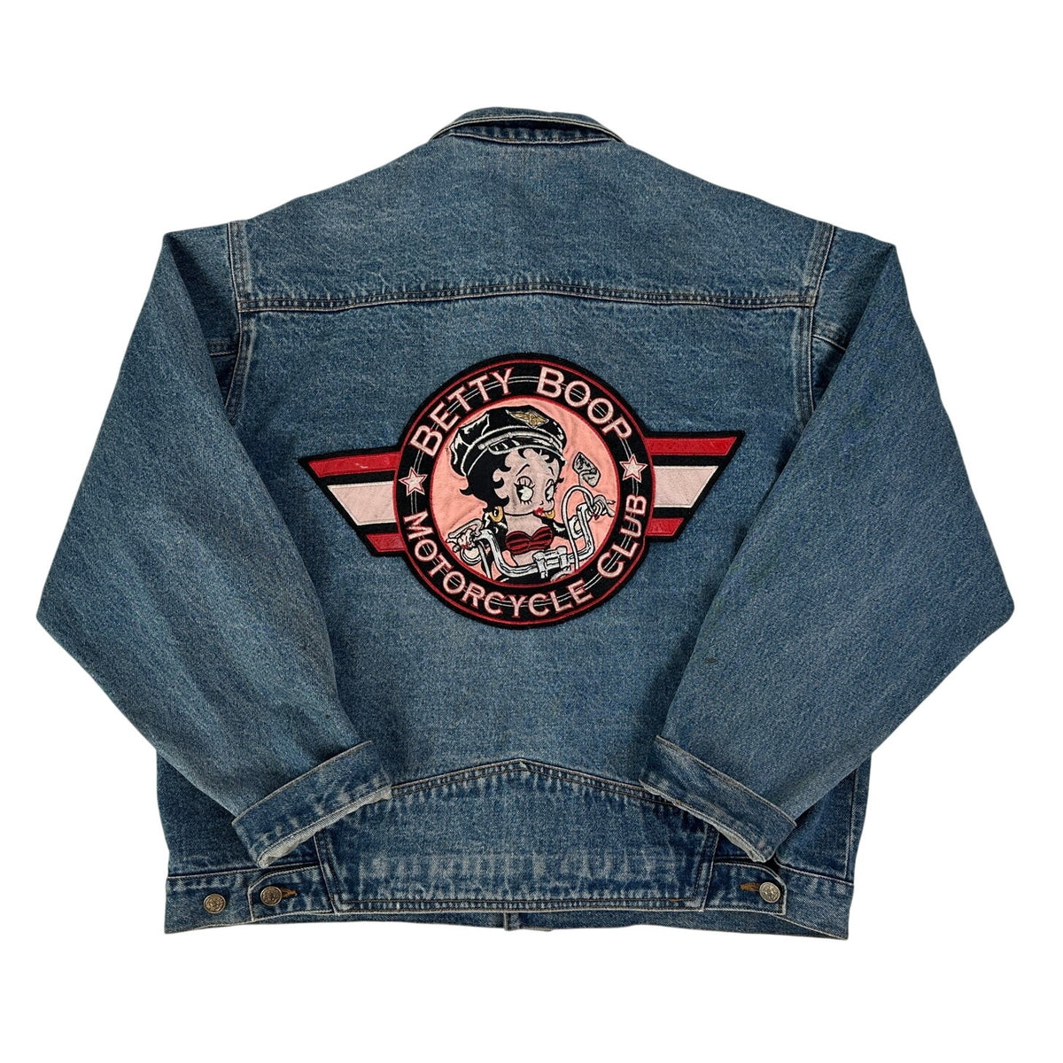 Vintage 90s American Toons Betty Boop Denim Jacket Unisex Sz L