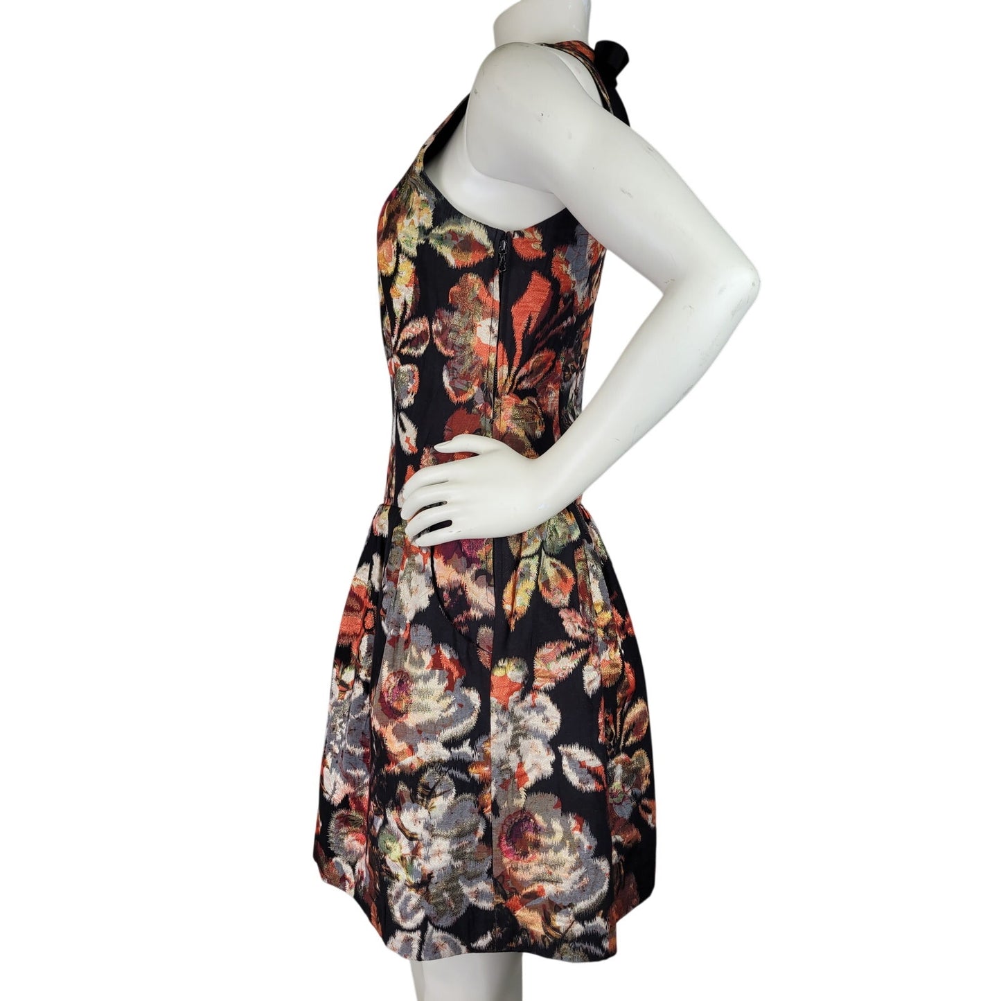 Anthropologie Leifsdottir Adelita Floral Fit-and-Flare Brocade Dress Sz 0