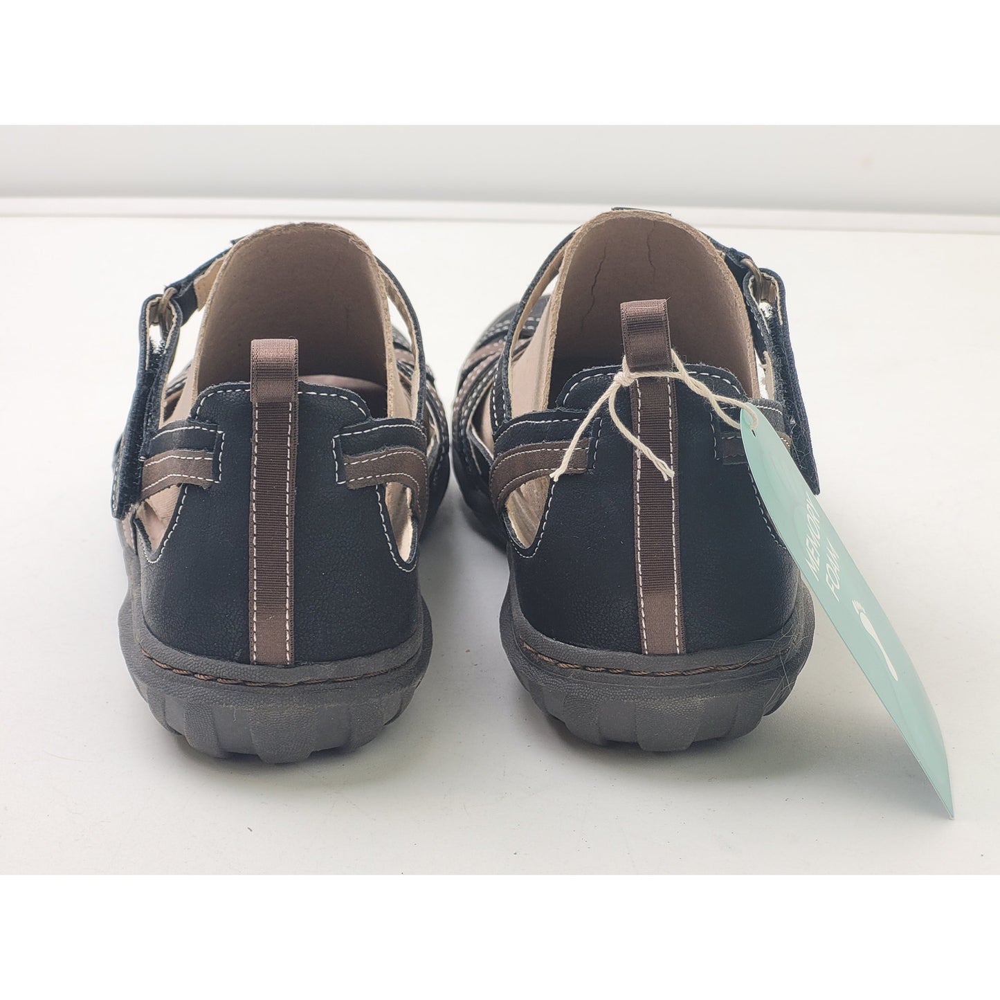 JBU by Jambu Dove Slip-on Mary Jane Closed Toe Sandals Women's Sz 9