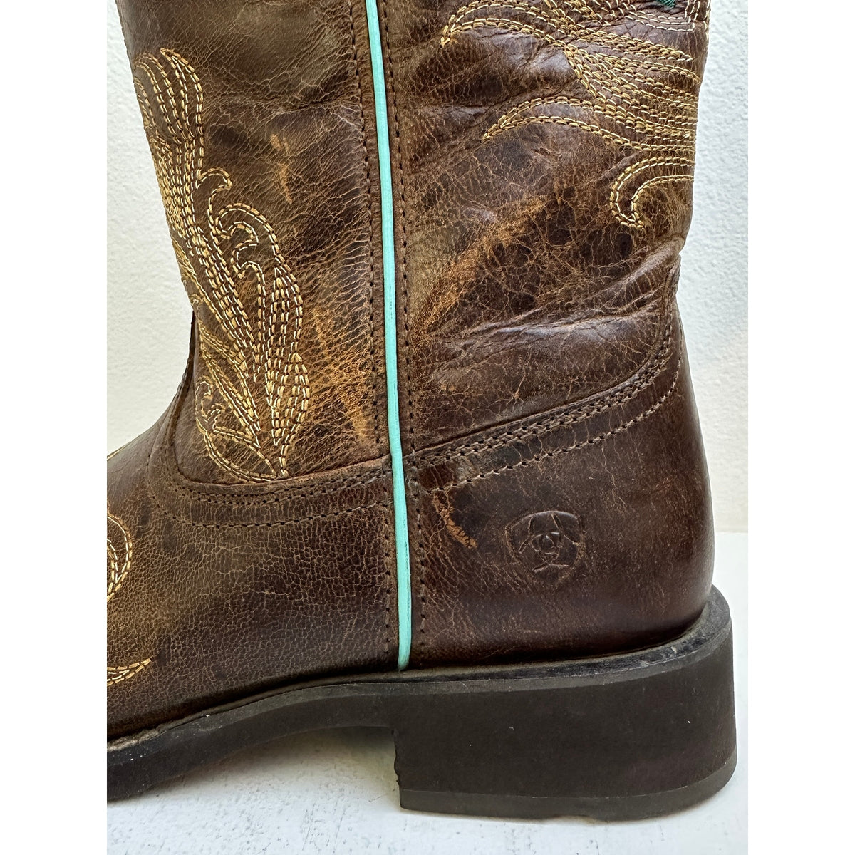Ariat Women's Bright Eyes II Western Boots Weathered Brown Women's Sz 7.5