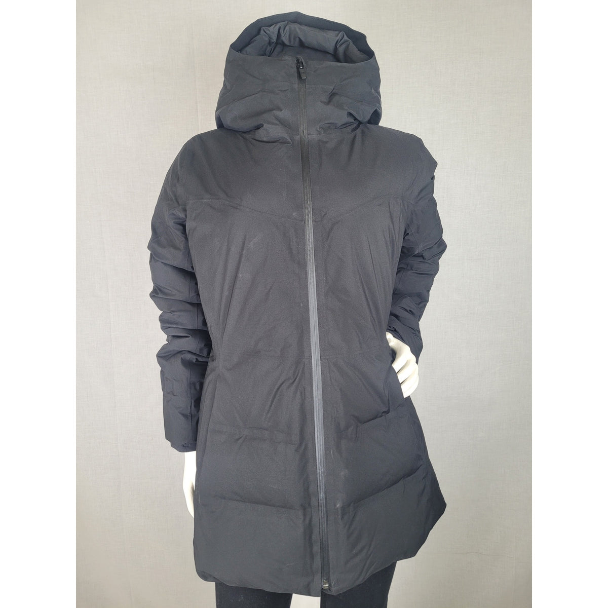 Lululemon Black Sleet Street Jacket Goose Down Puffer Women's Sz 10
