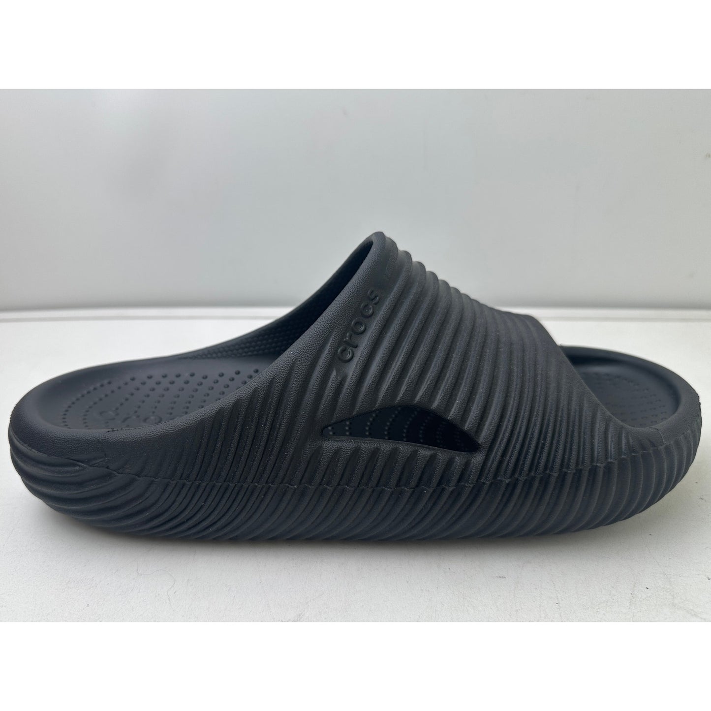 Crocs Black Unisex Mellow Recovery Slide Sandals NWT Men's 10 / Women's 12