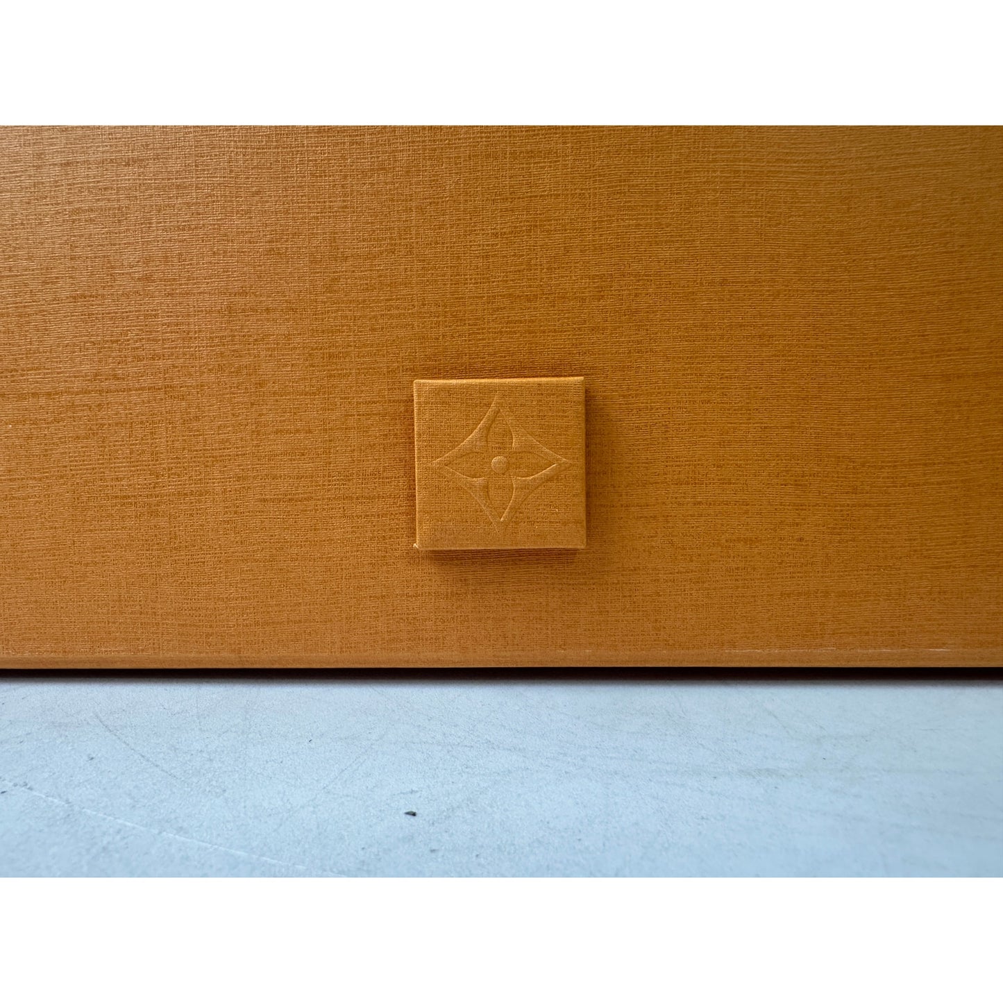 Authentic Louis Vuitton Signature Orange Box & Dust Bag Bundle