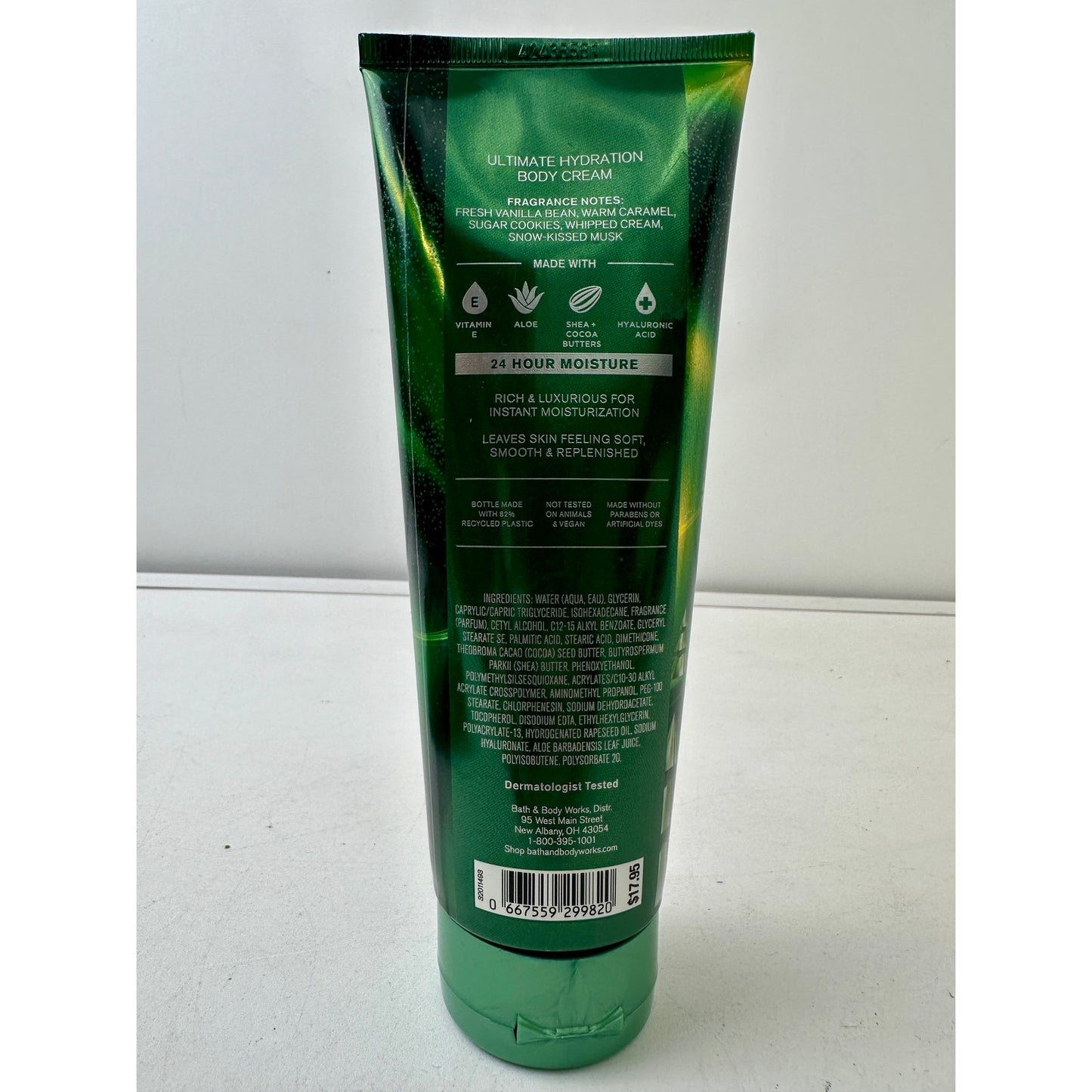 Lot of 4 Bath & Body Works Vanilla Bean Noel Ultimate Hydration Body Cream