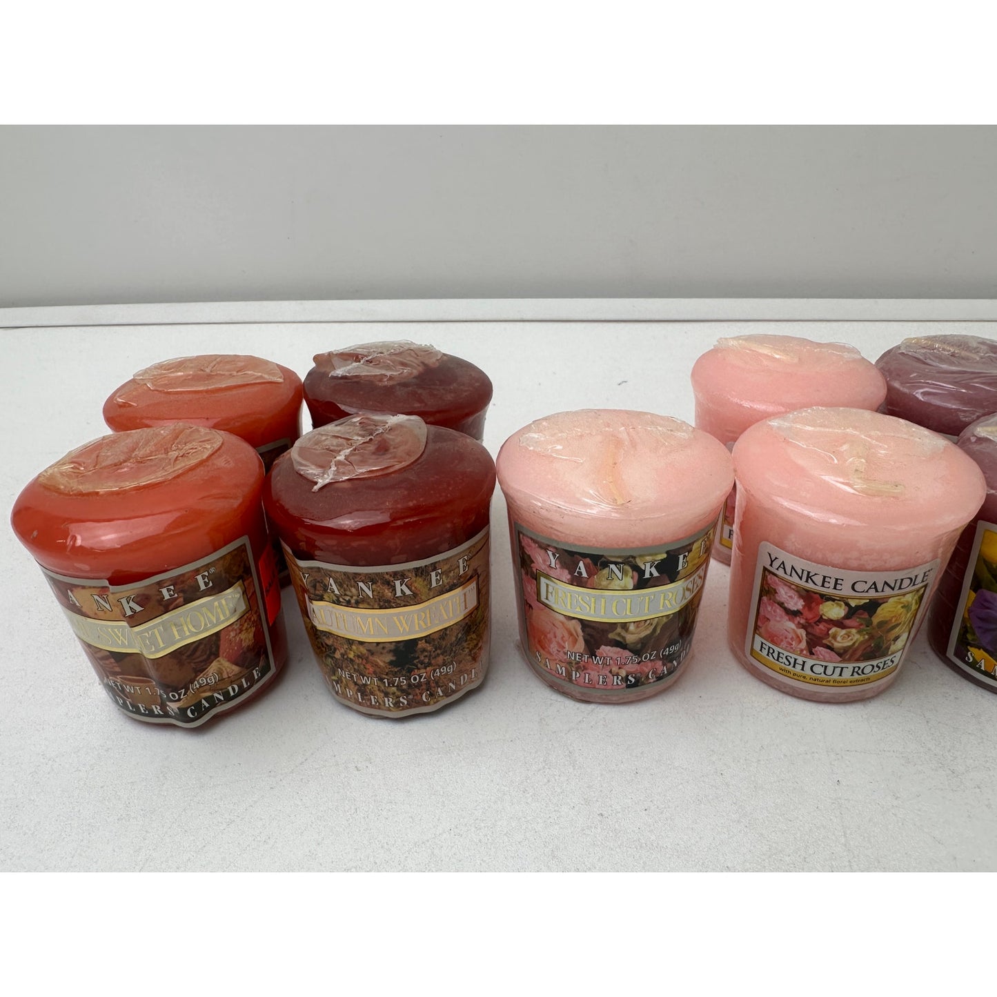 Lot of 23 Vintage Yankee Candle Votive Samplers - Sealed Retired Scents