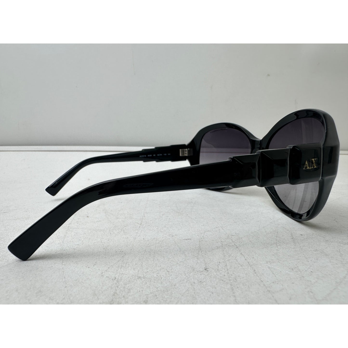 Armani Exchange AX161/S OD28 9C Black Oversized Women's Sunglasses