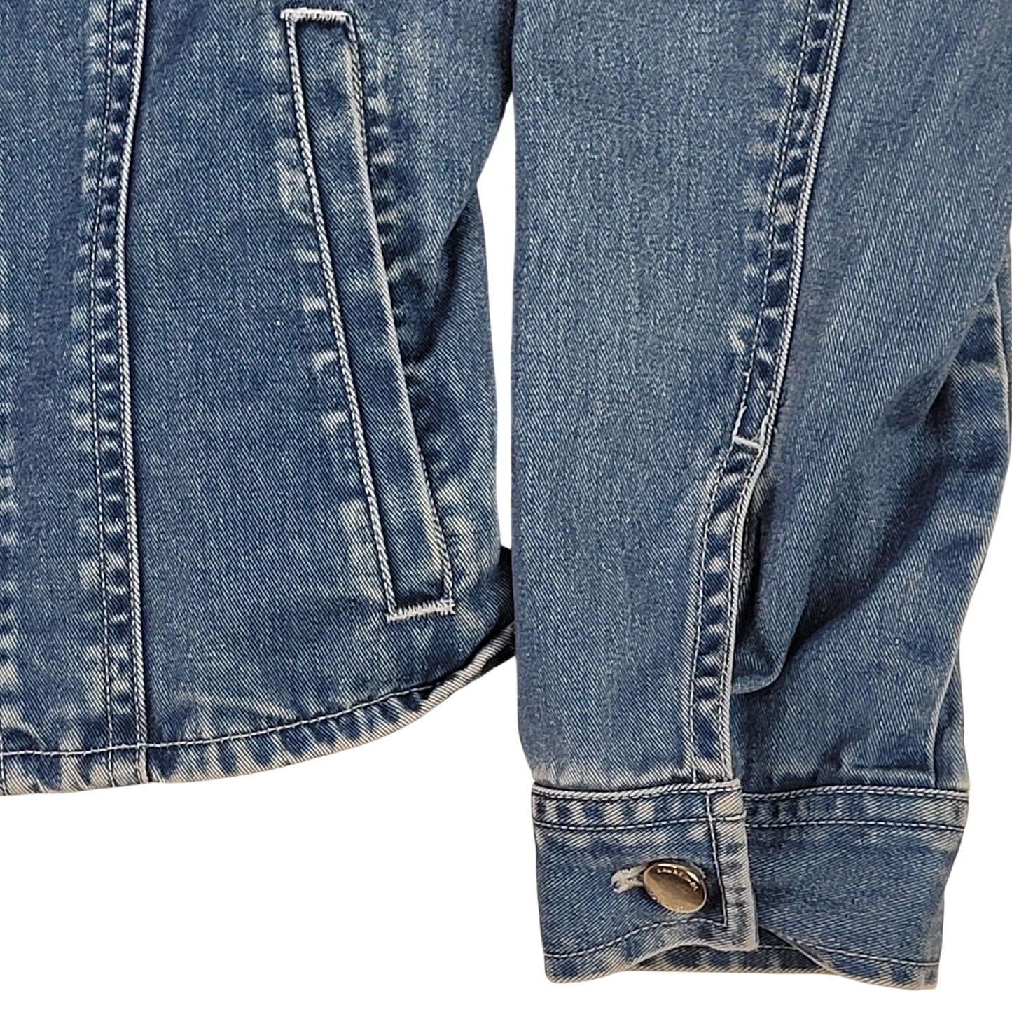 Lauren Jeans Company Vintage Blue Denim Jean Jacket Women's Sz S