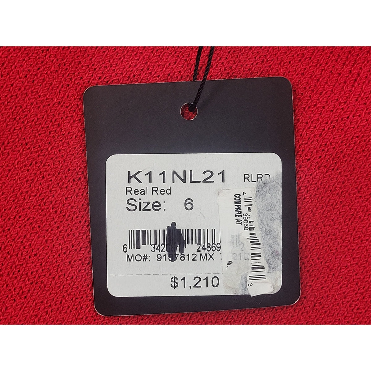 NWT St. John Collection Wool Blend Knit Sheath Dress Red Sz 6 MSRP $1210