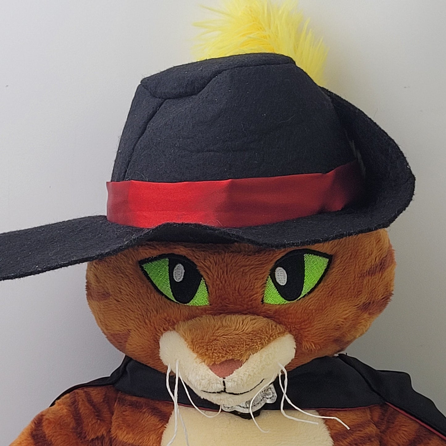 Build A Bear Workshop Puss in Boots Character Plush Toy w Hat, Cape, & Belt