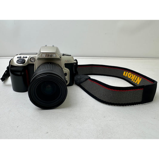 Vintage Nikon N60 35mm SLR Film Camera with Zoom Lens & Strap | Untested