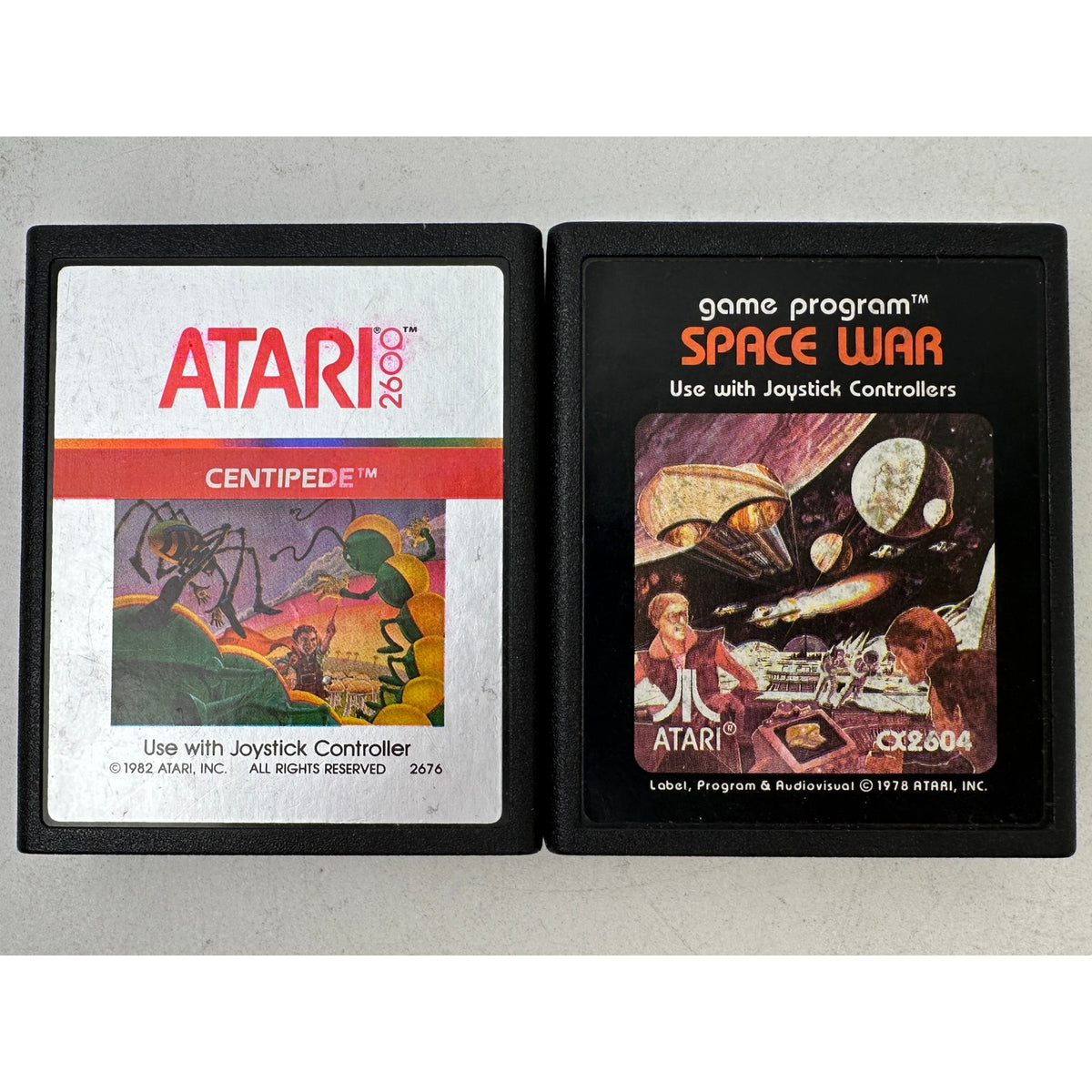 Vintage Atari 2600 & ColecoVision Retro Video Game Cartridge Lot | Untested