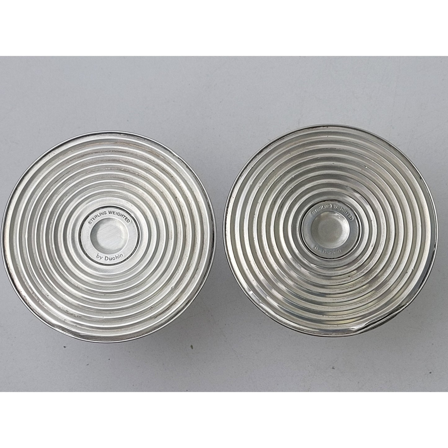 Vintage Duchin Sterling Silver Weighted Candlesticks Set of 2 | 383.48 grams