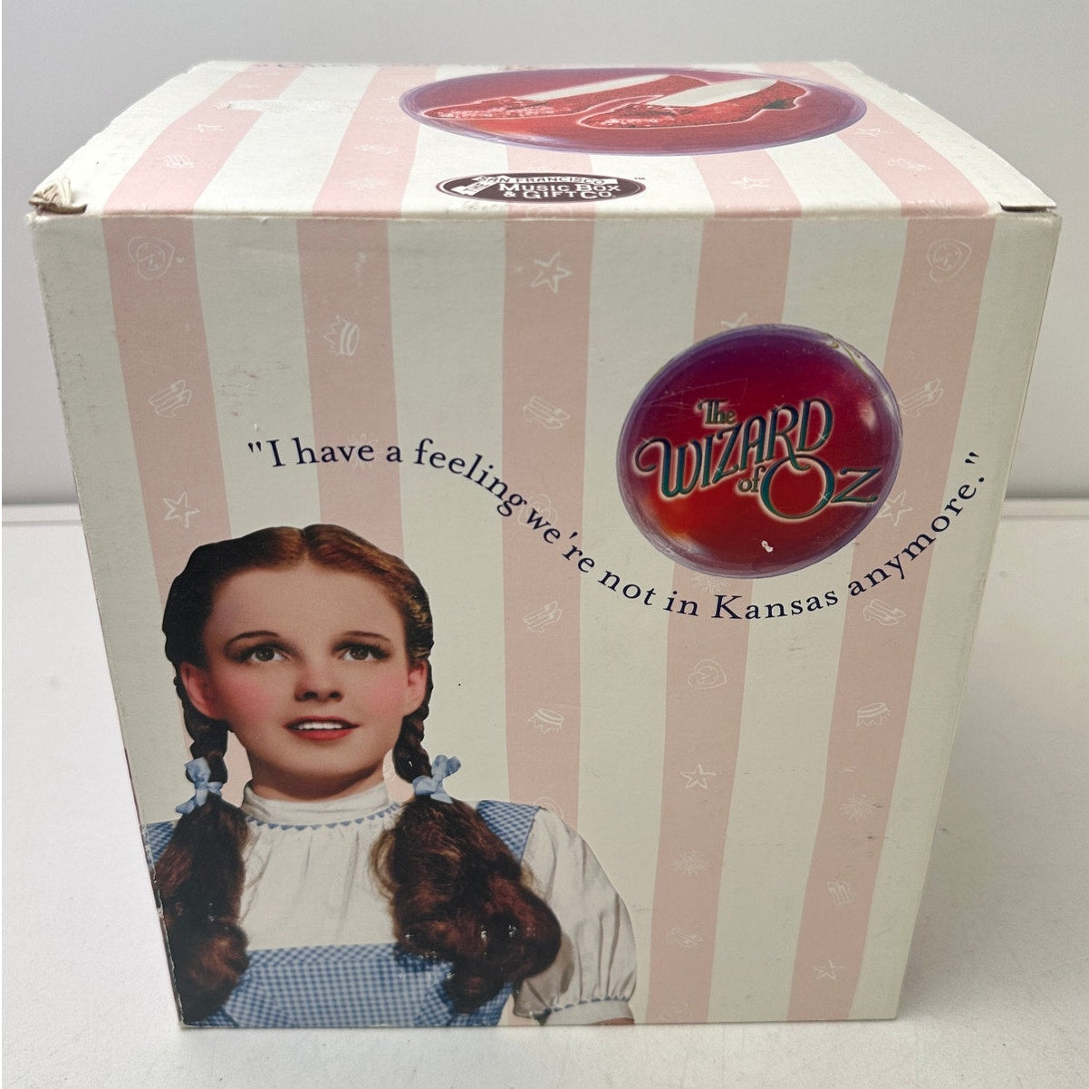 Vintage 1999 Wizard of Oz "No Place Like Home" Musical Water Globe