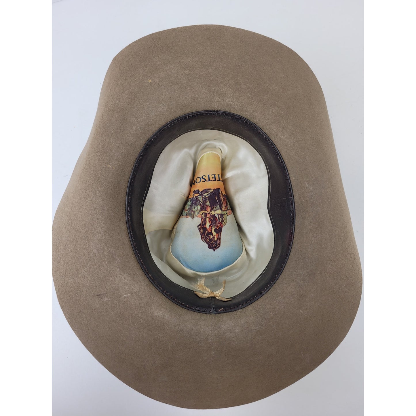 Vintage Stetson Beaver Rancher Cowboy Hat Sz 6 3/4