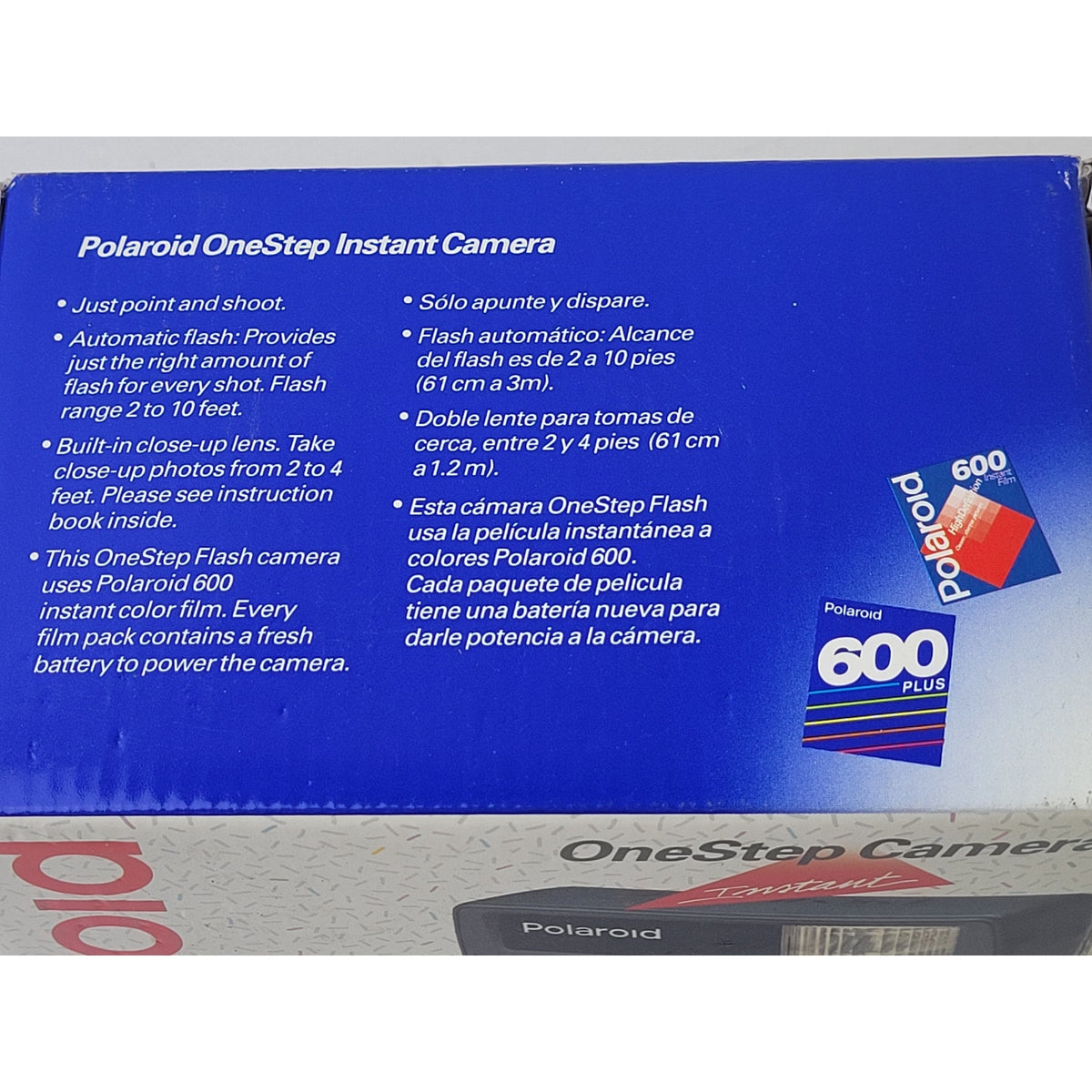 Vintage 1990s Polaroid 600 One Step Close-up Instant Film Camera | NIB