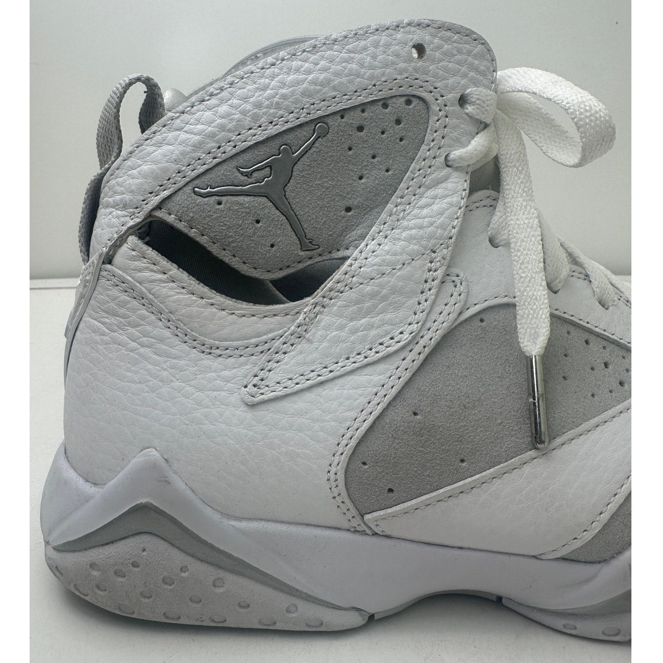Air Jordan 7 Retro Pure Money Pure White/ Pure Platinum Sneakers Men's Sz 9