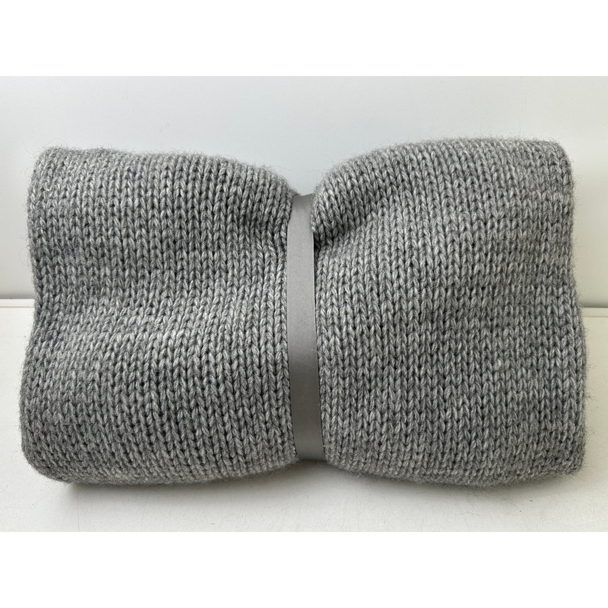 Restoration Hardware Italian Wool & Alpaca Gray Throw Blanket NWT