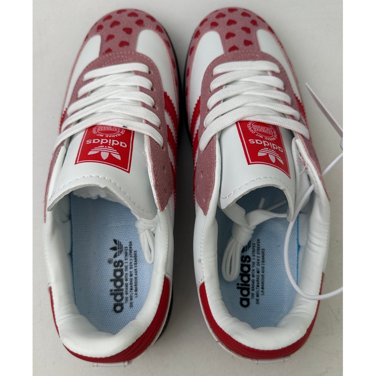 Adidas Samba x Comme des Garcons PLAY Valentines Hearts Sneakers Women's Sz 8