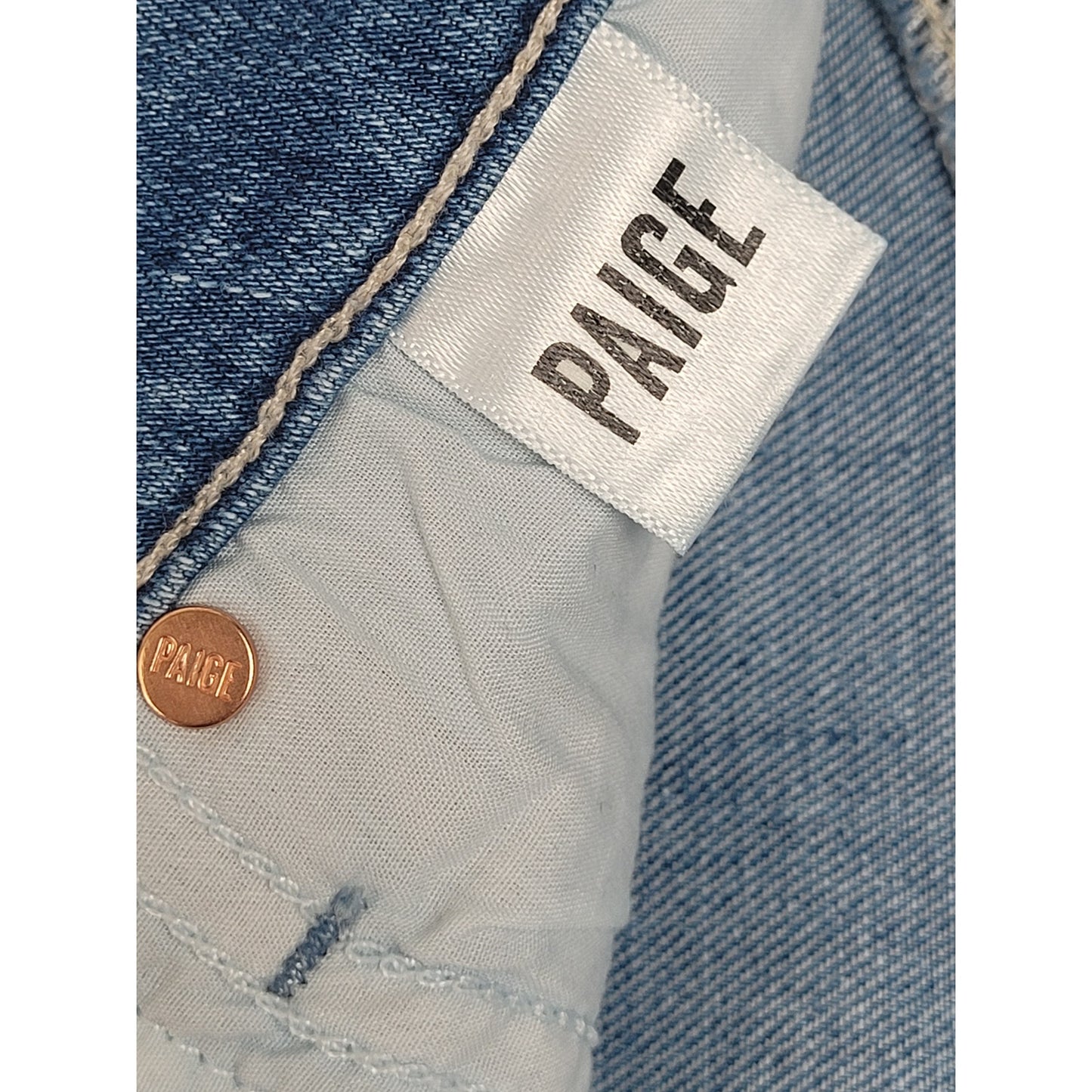 Paige Colette Crop Flare Jukebox Distressed Women's Sz 29 NWT