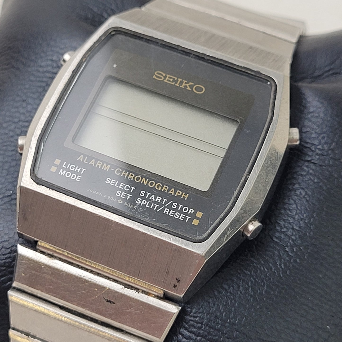 Vintage Seiko Silver A904-5040 Digital Watch | Needs New Battery, Untested