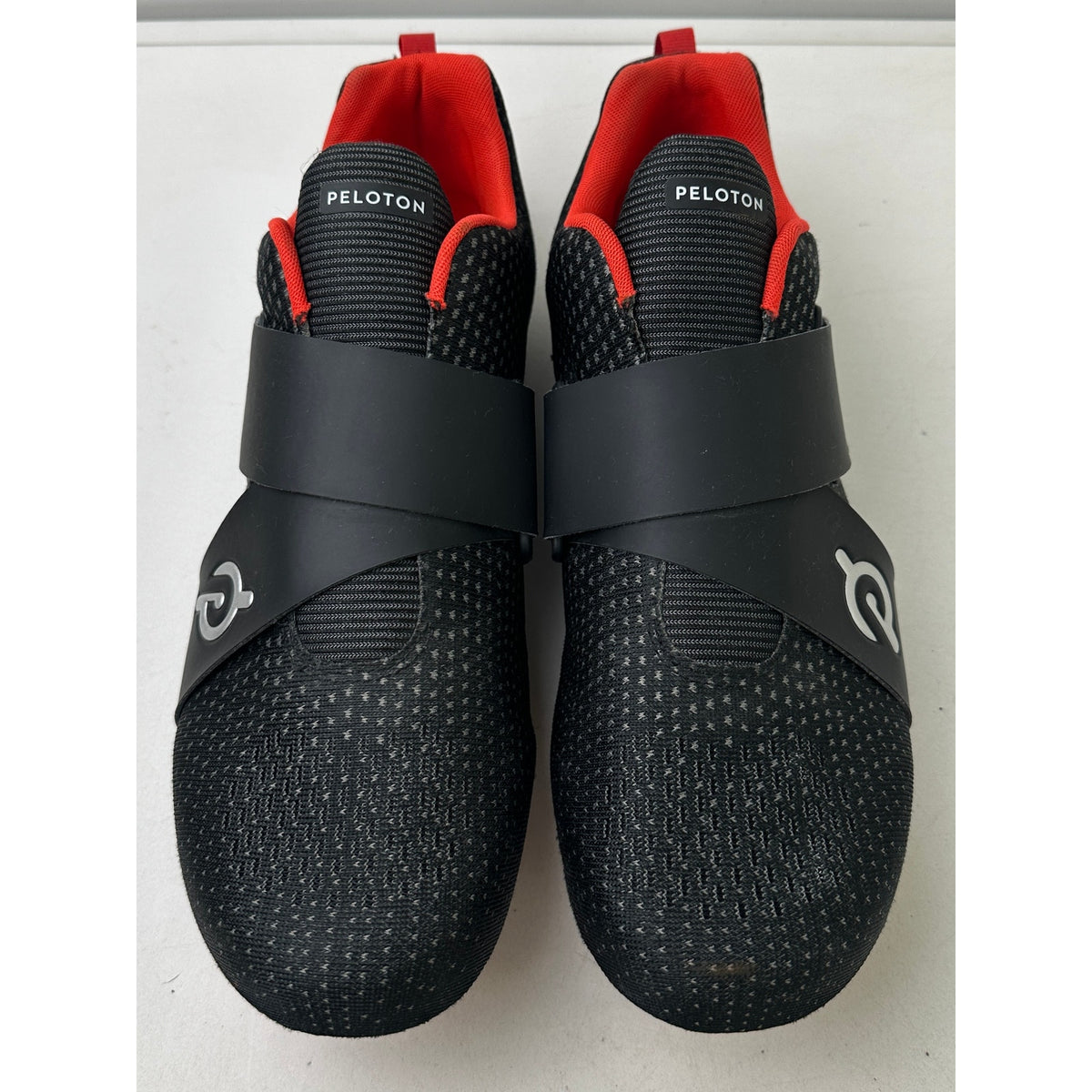 Peloton Altos Black/Red Indoor Cycling Shoes Men's Sz 12.5