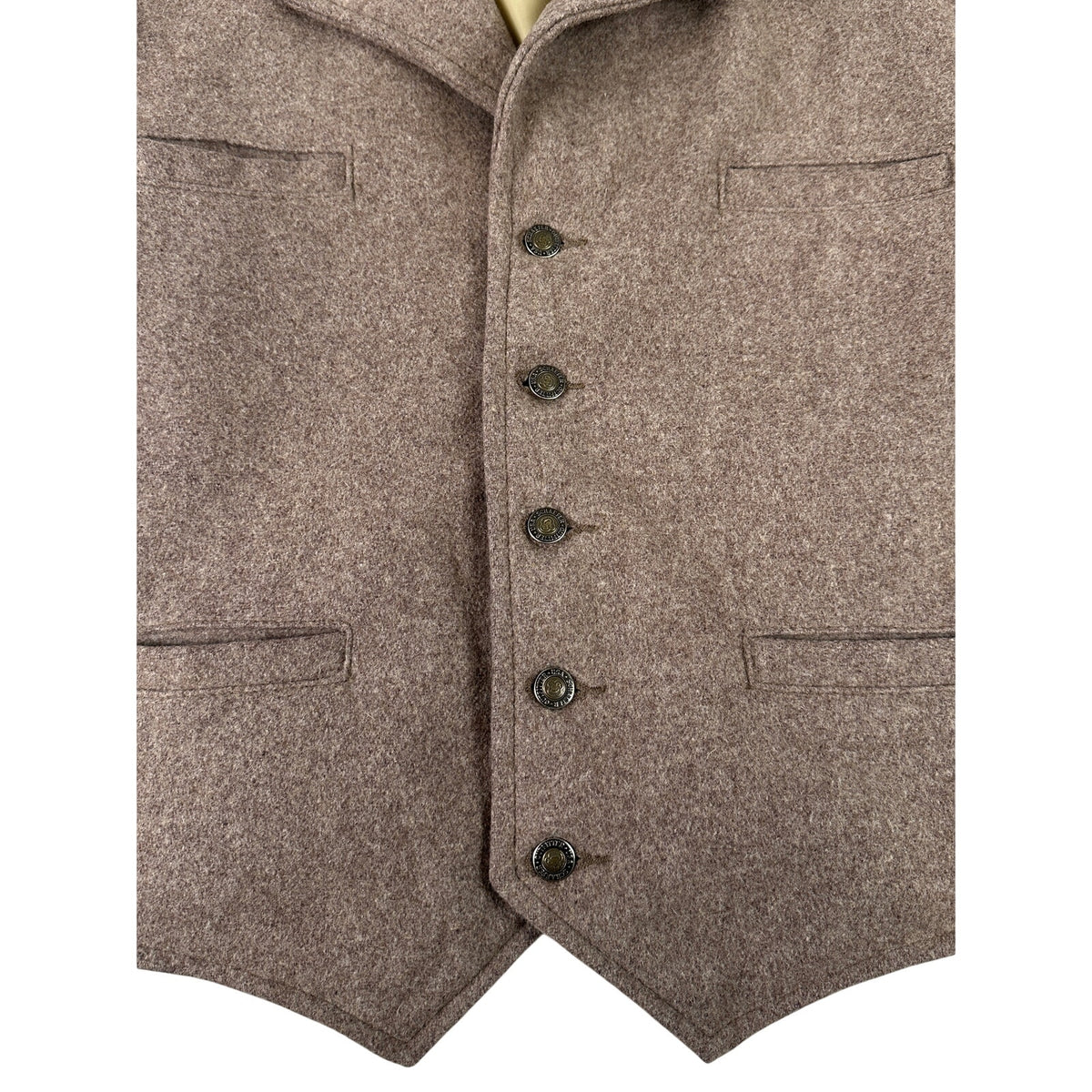 Schaefer Outfitter Cattle Baron Wool Vest in Taupe Men's Sz 2XL