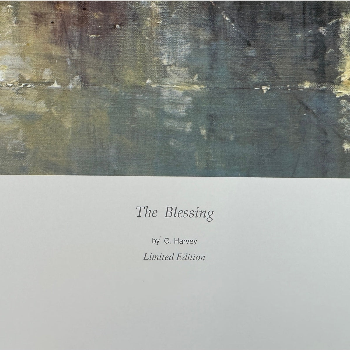 G. Harvey "The Blessing" Limited Edition 1994 Print