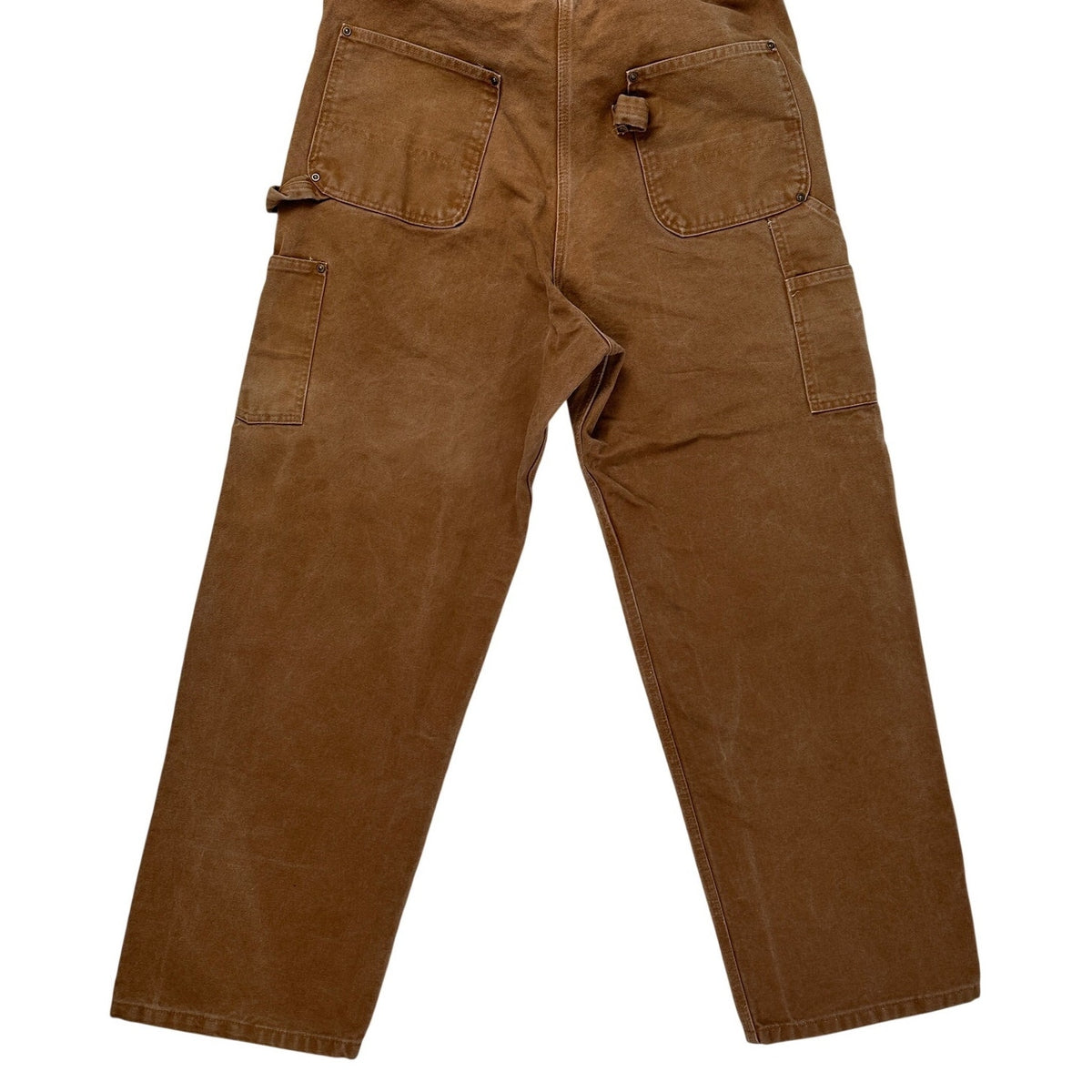 Vintage Carhartt R06 BRN Double Knee Bib Overalls Men's Sz 38 x 32
