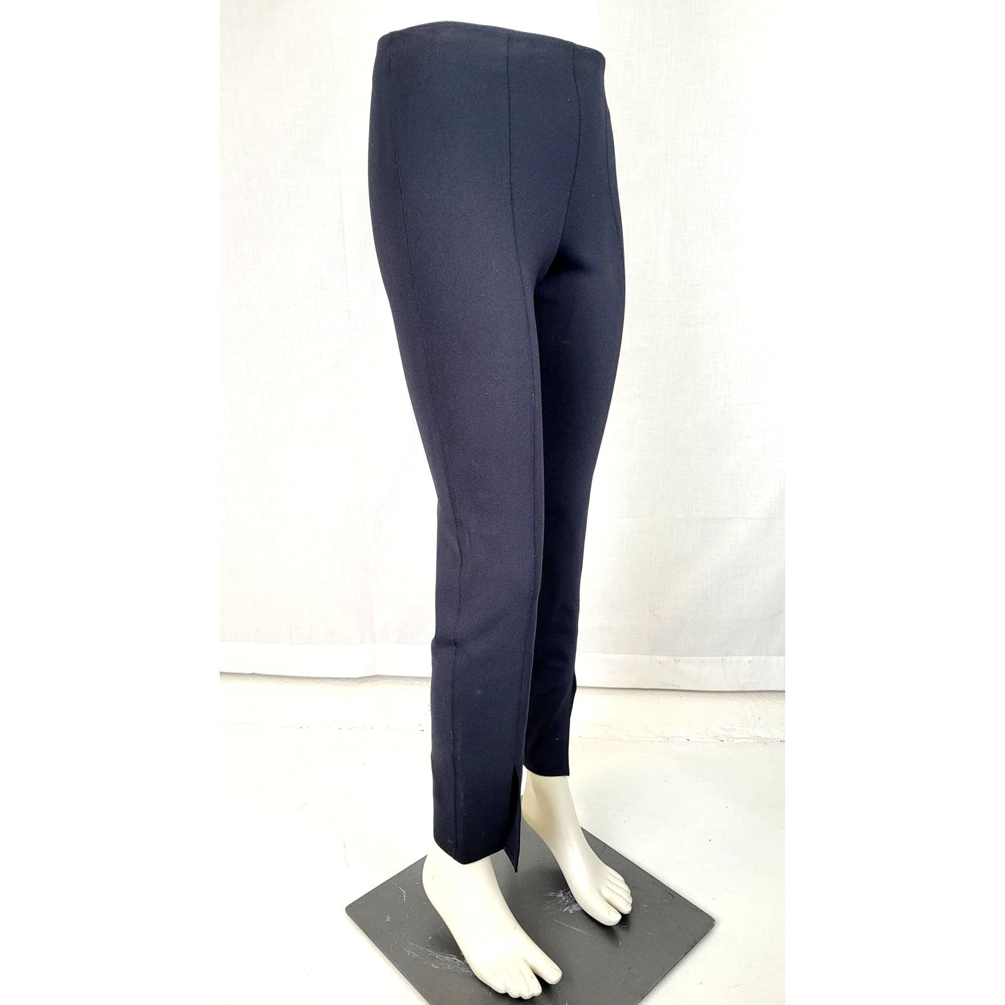 Theory Black Slit Legging Core Scuba Fabric Women's Sz S NWT MSRP: $275