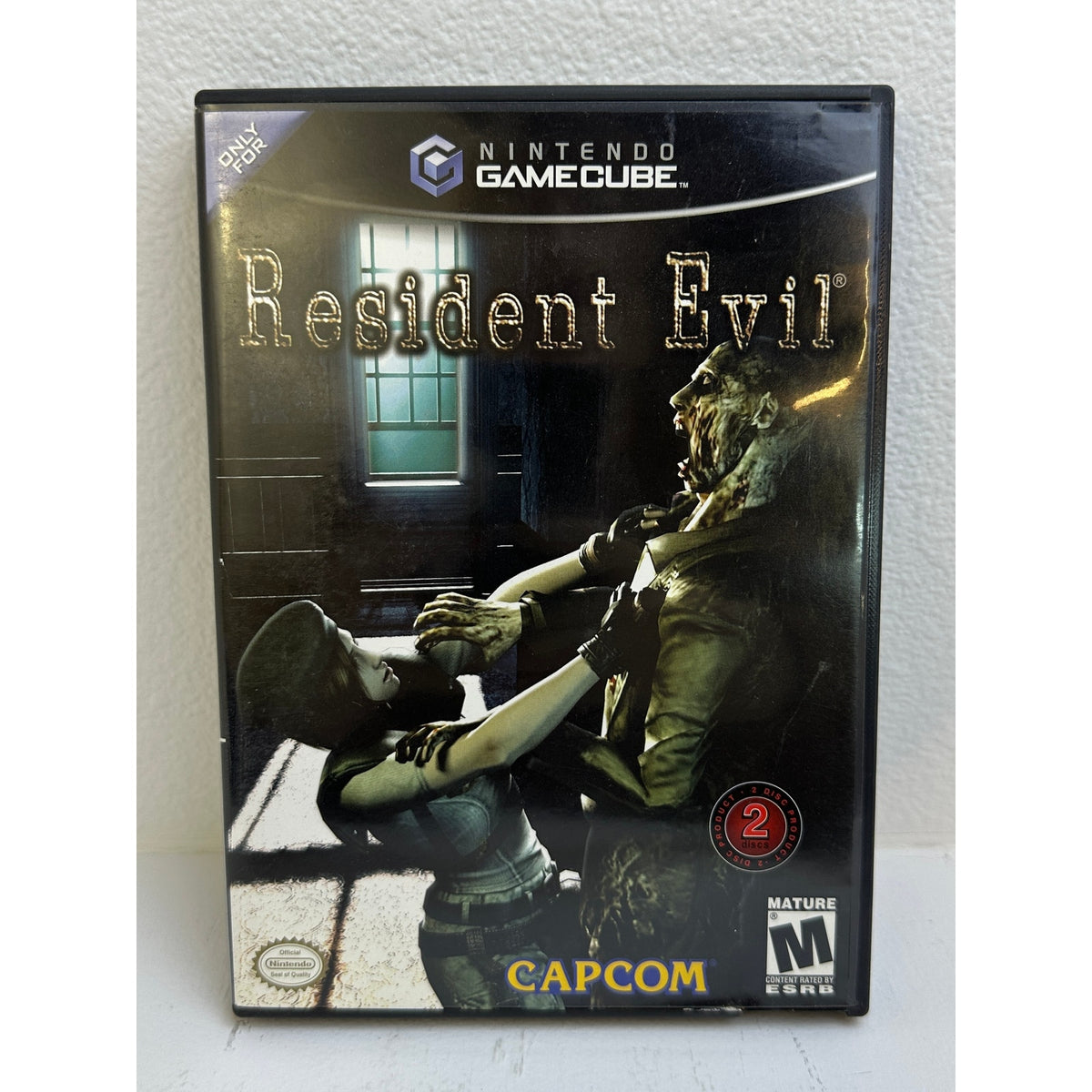 Resident Evil Nintendo GameCube, 2002 CIB Black Label Untested