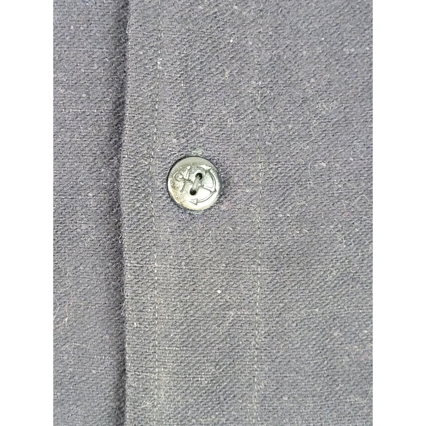 Vintage 1930s-1950s Heavy Wool US Navy Chief Petty Officer (CPO) Shirt Sz S/M