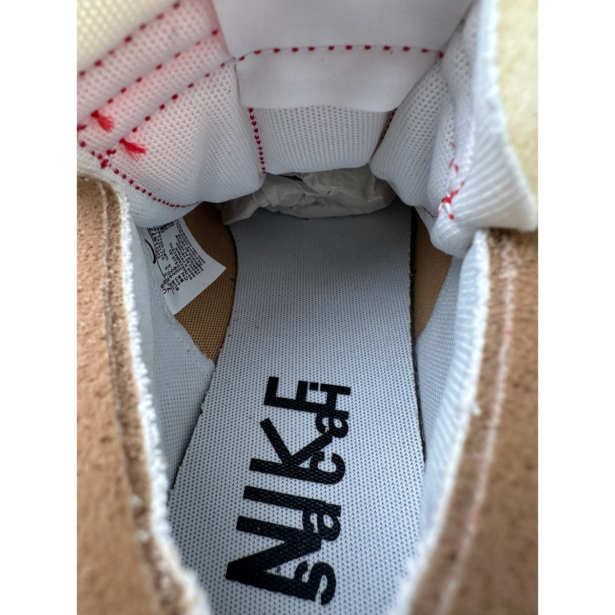 Nike Blazer Low x Sacai British Tan Sneakers Men's Sz 7.5