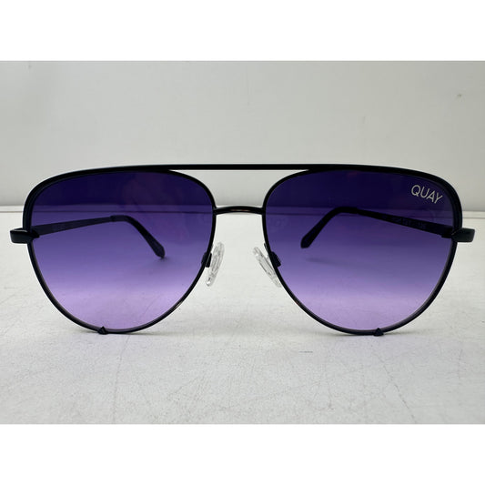 Quay Australia High Key Purple Gradient Lenses Aviator Sunglasses