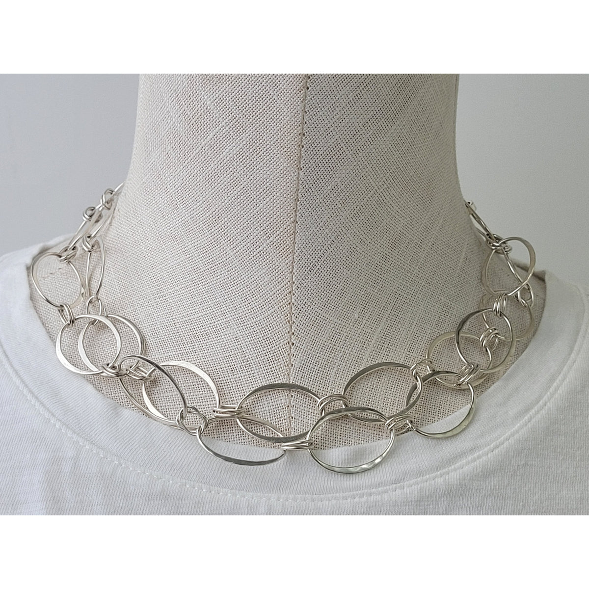 RLM Studio Robert Lee Morris Modern Sterling Silver Flat Oval Chain 36"
