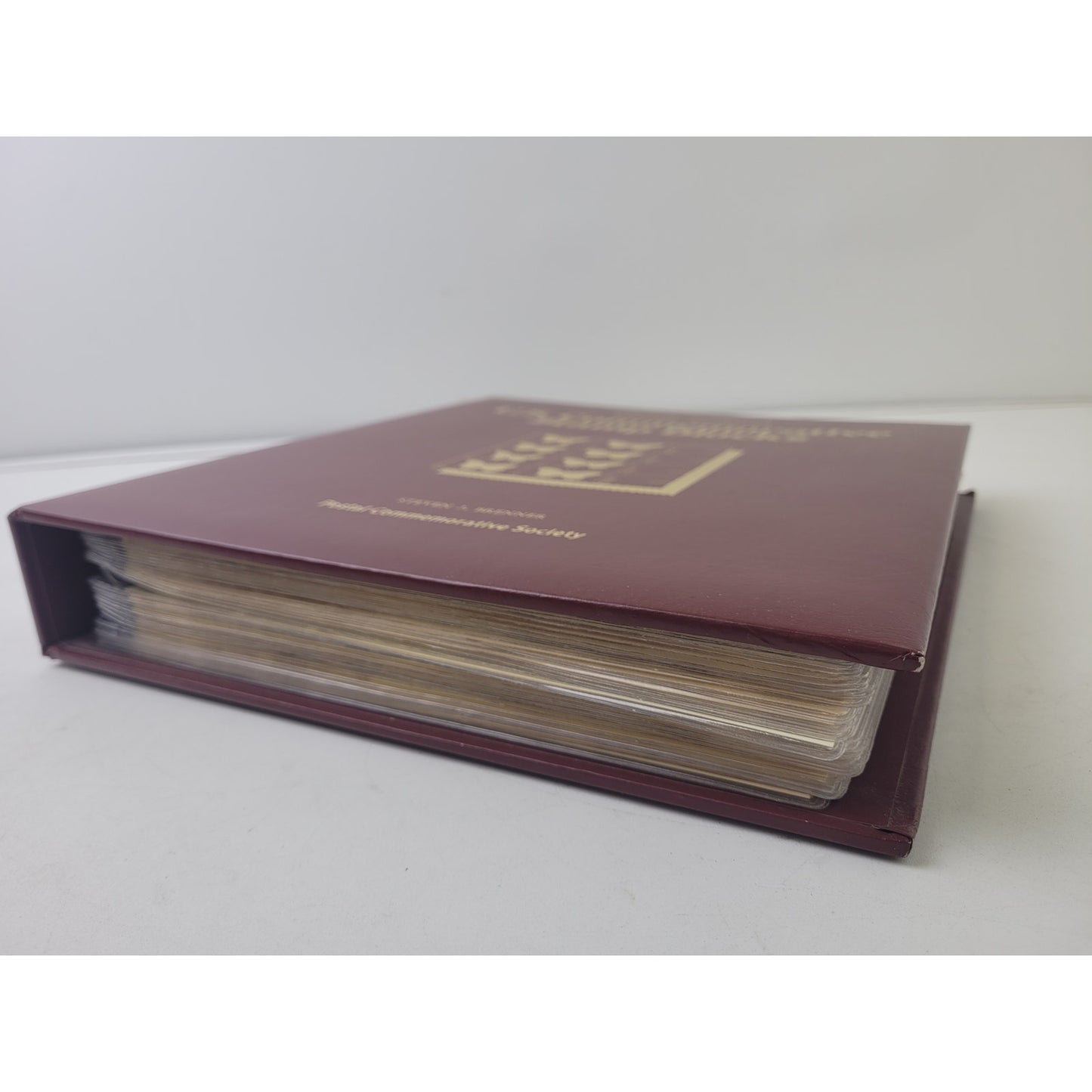 Vintage 1990-1999 Officially-Numbered U.S. Commemorative Stamp Blocks Album