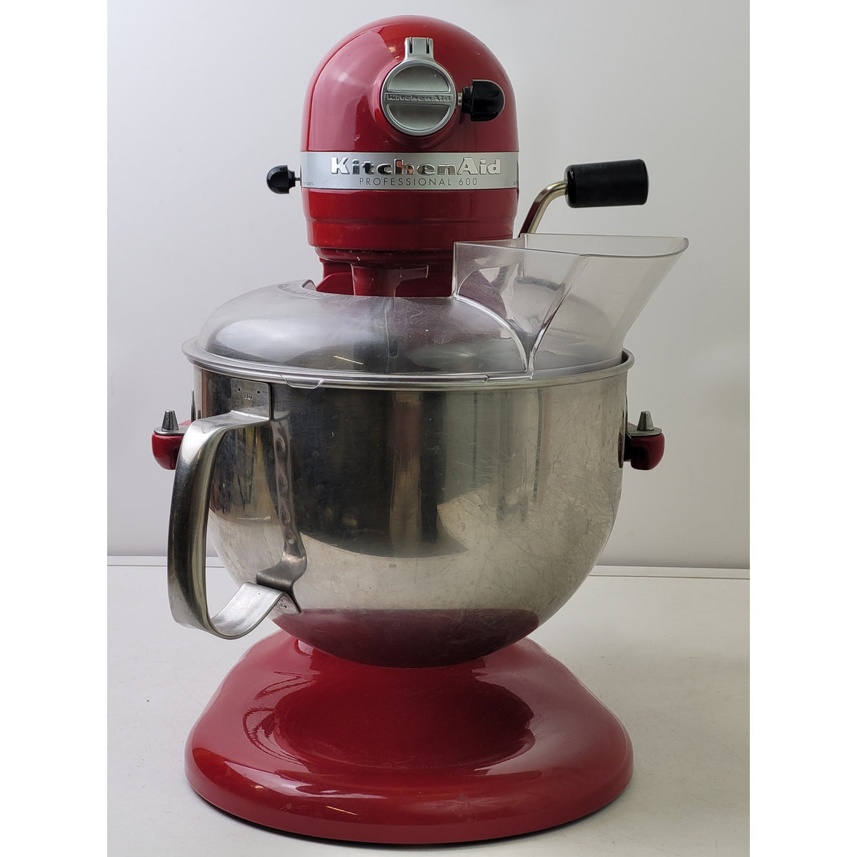 KitchenAid Red Professional Series Stand Mixer, Pouring Shield, & Attachments