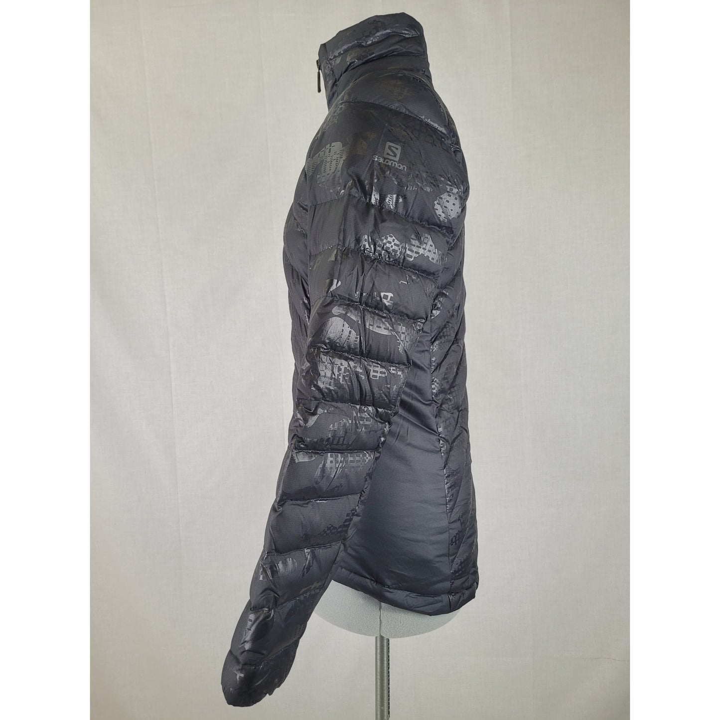 Salomon Black Micro Down Puffer Jacket Women's Sz XS