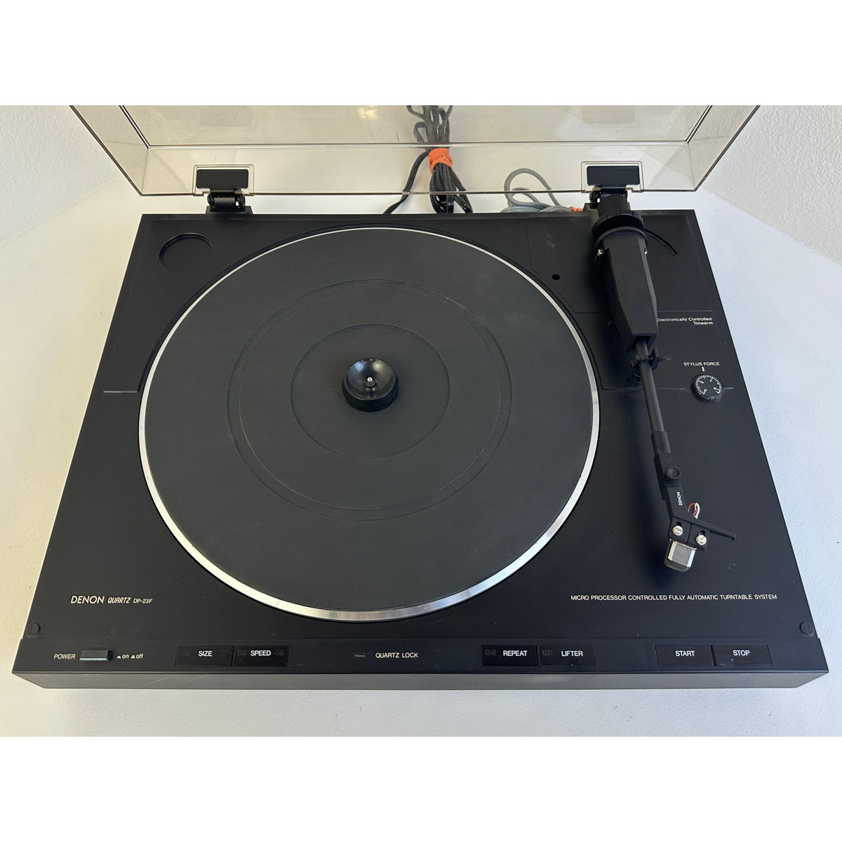 Vintage Denon DP-23F Fully Automatic Direct Drive Turntable | Power Tested