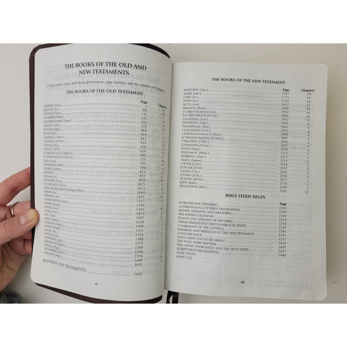 The Expositor's Study Bible Crossfire Deluxe Edition Brown Leather KJV Signed