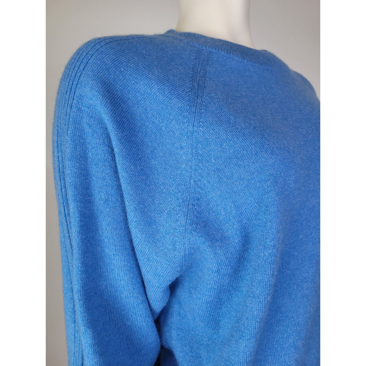 Kinross Cashmere 100% Cashmere Blue Pullover Sweater Women's Sz S