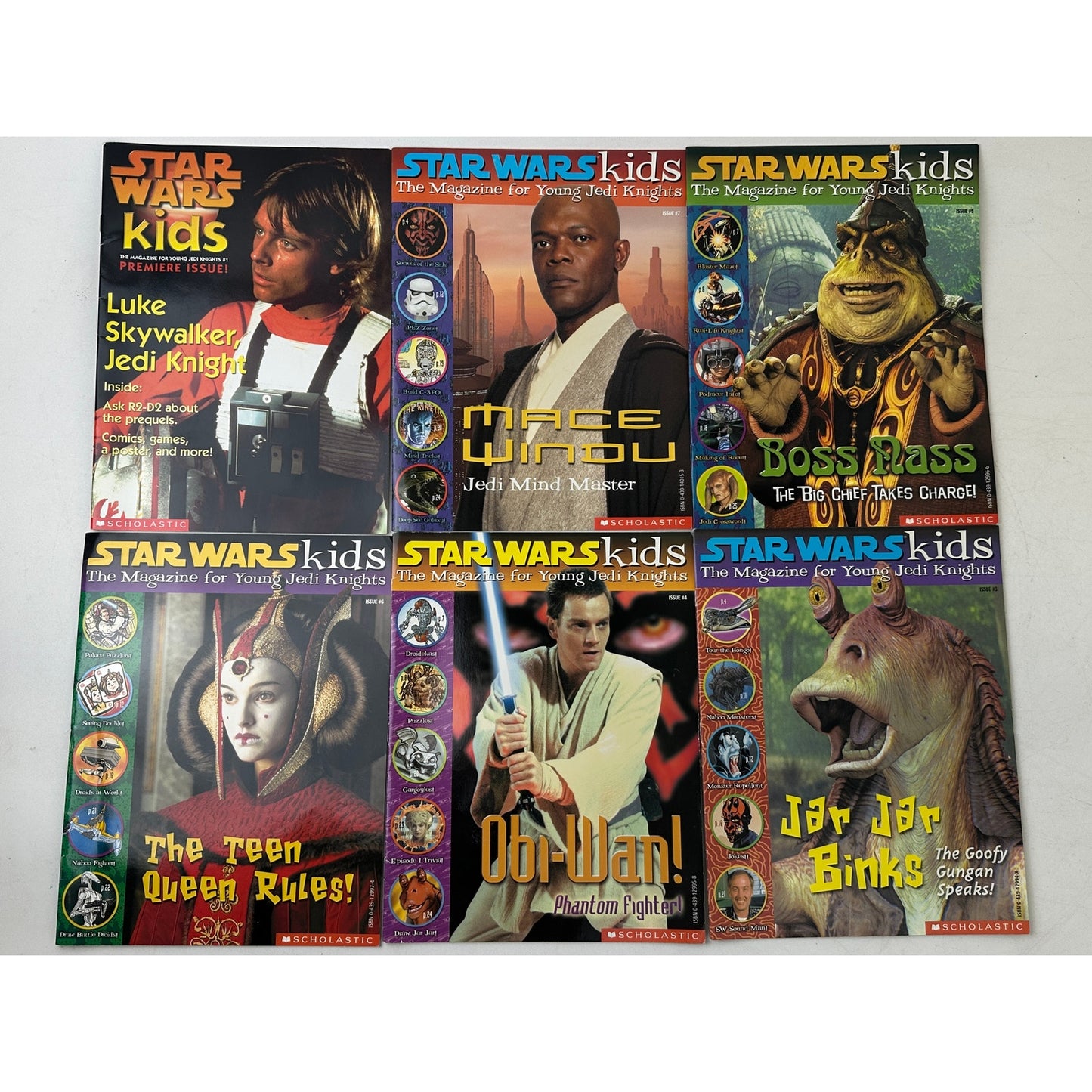 Vintage Star Wars Kids Magazine Scholastic Lot | 6 Issues Including Premiere #1