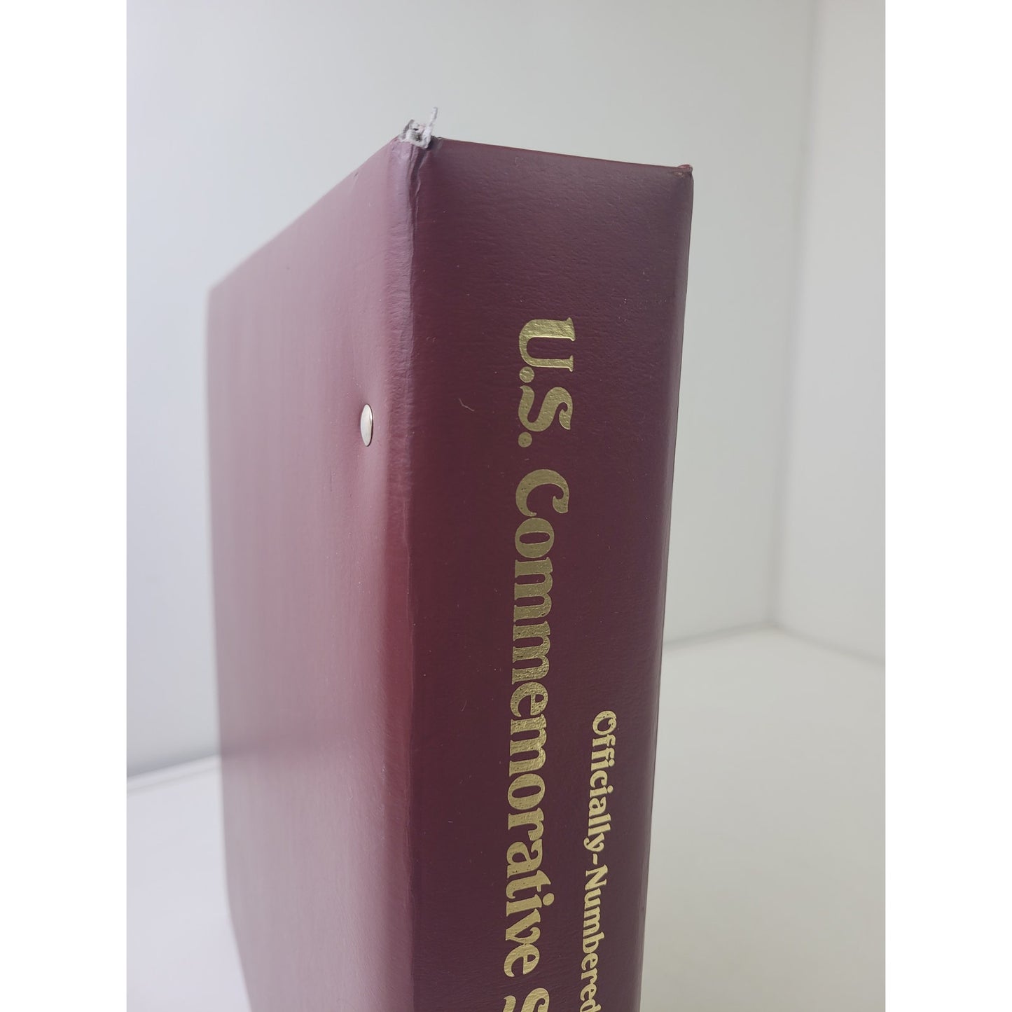 Vintage 1990-1999 Officially-Numbered U.S. Commemorative Stamp Blocks Album