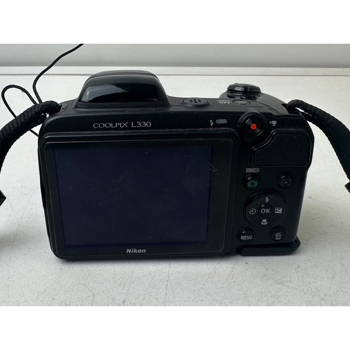 Nikon COOLPIX L330 Digital Camera W/ Strap | For Parts or Repair