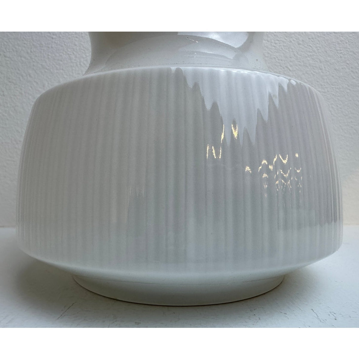 Vintage Rosenthal Studio-Linie White Porcelain Modulation Vase by Tapio Wirkkala