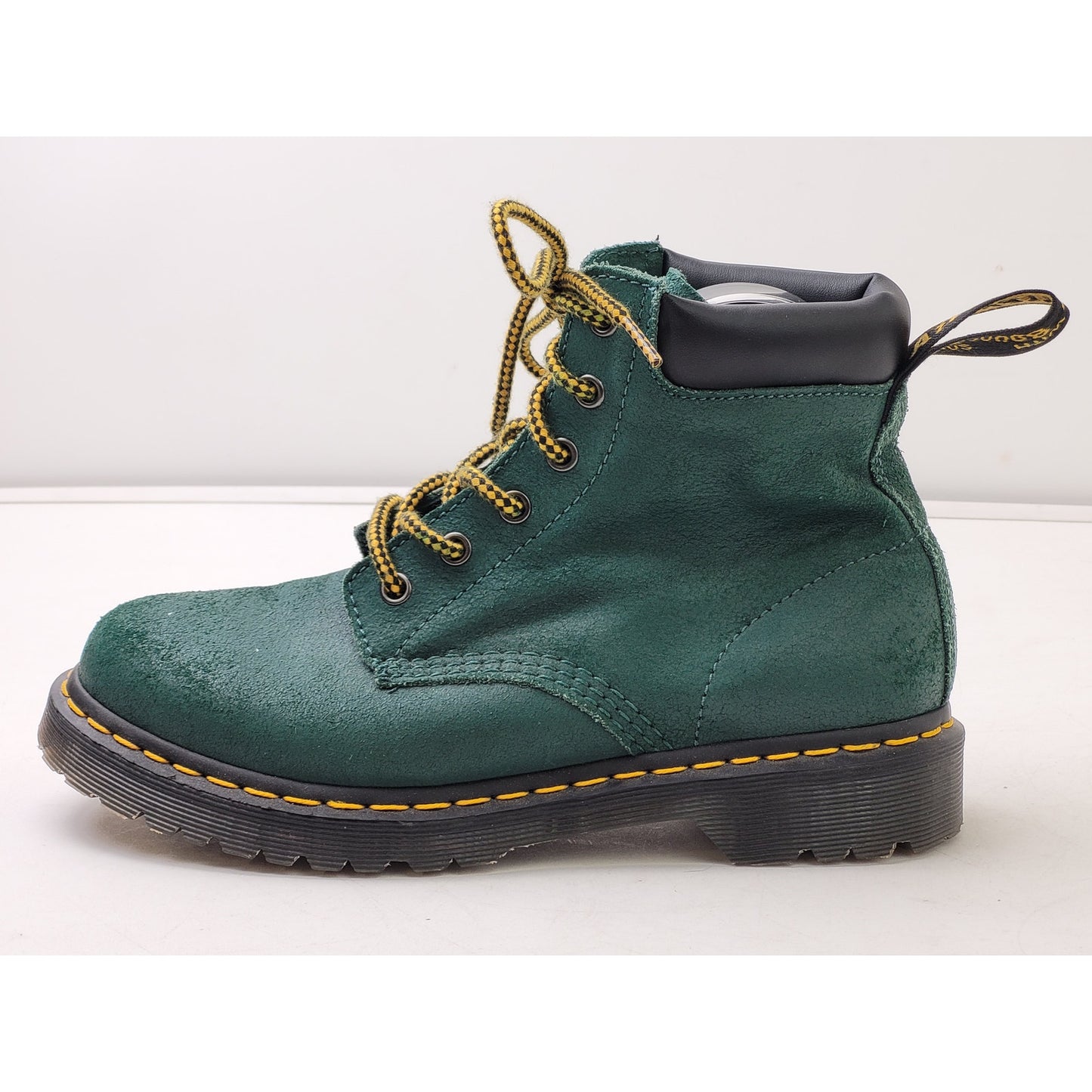 Dr. Martens 939 Ben Six-Eye Combat Boots Green Suede Sz 39 (8/8.5)