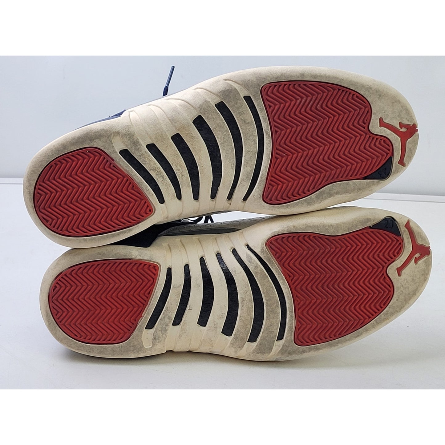 Nike Air Joran 12 Retro "International Flight" Sneakers Navy Suede Men's Sz 11