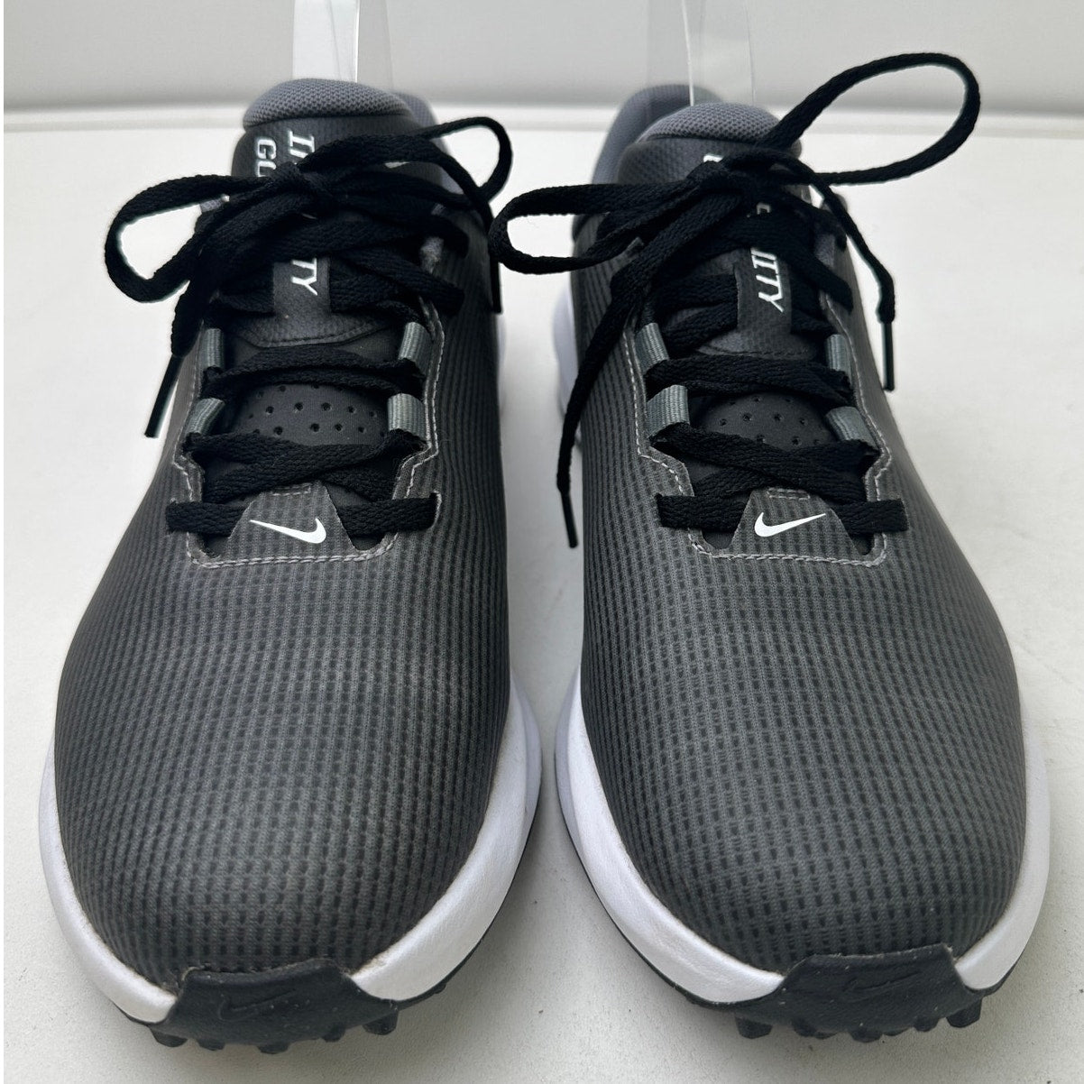 Nike Infinity G NN Black Smoke Grey Spikeless Golf Shoes Men's Sz 7