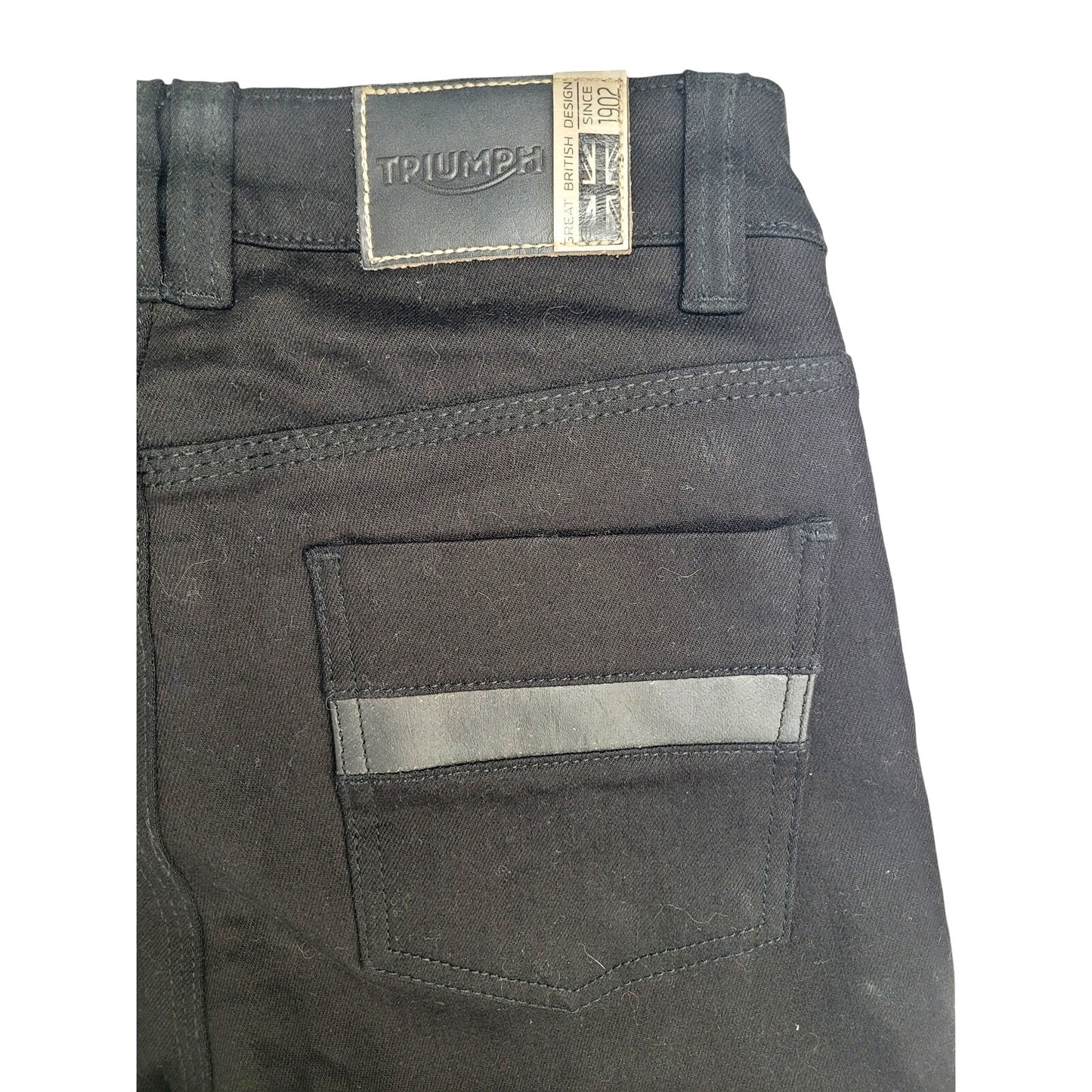 Triumph Ladies Skinny Riding Jean MDJS17120 | Black | Sz 28