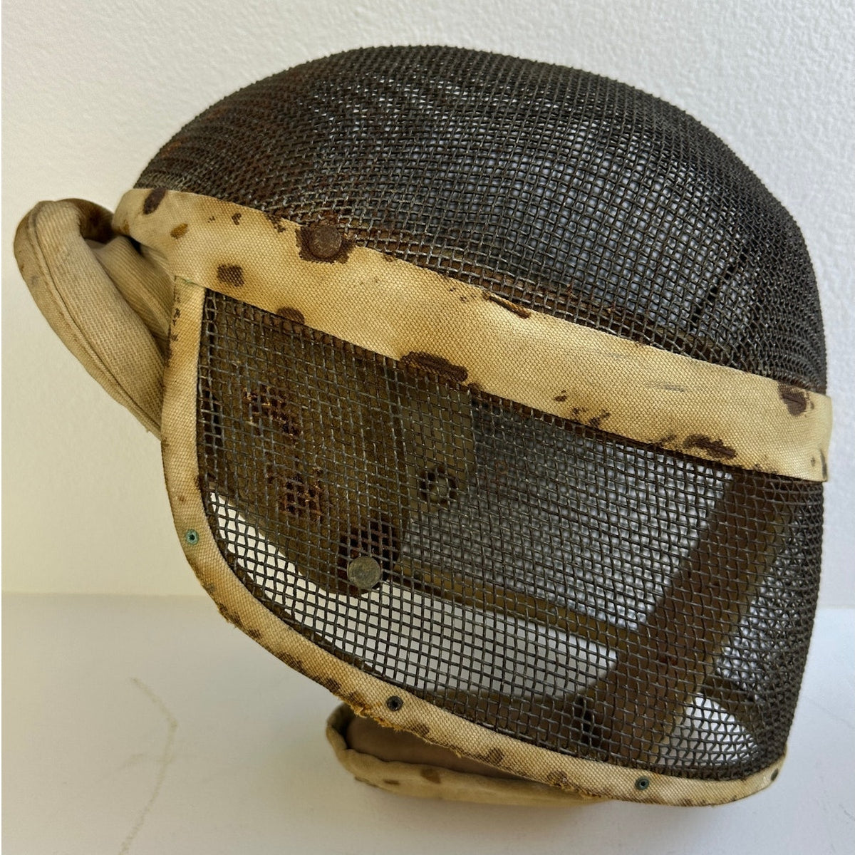 Vintage Castello NYC Fencing Mask & Engraved Italian Foil Sword Set